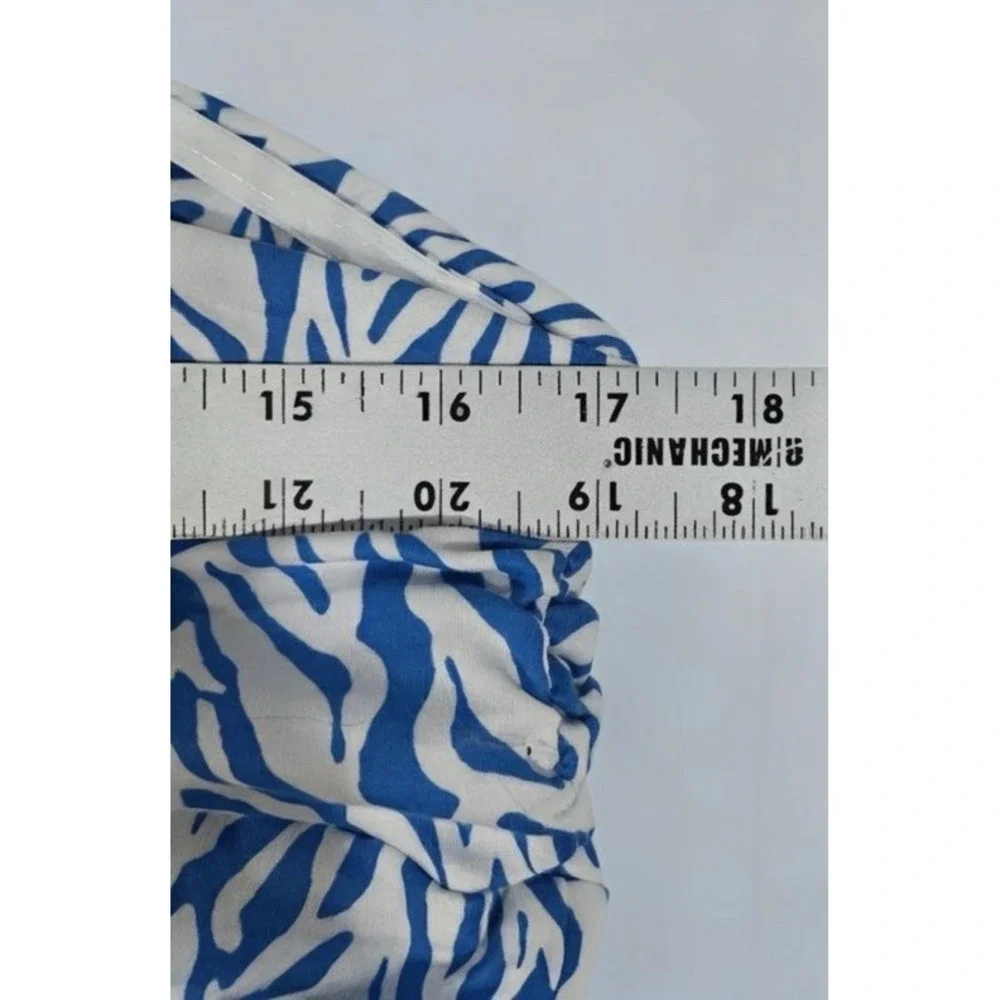 Diane von Furstenberg Target Extra Large Blue Zebra Cami Skirt Set Resort New
